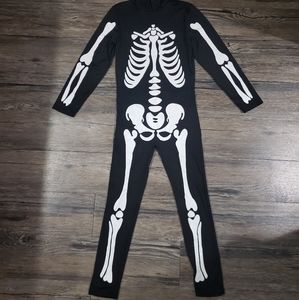 Skeleton halloween costume youth L